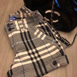 Burberry Blue Label tartan shorts